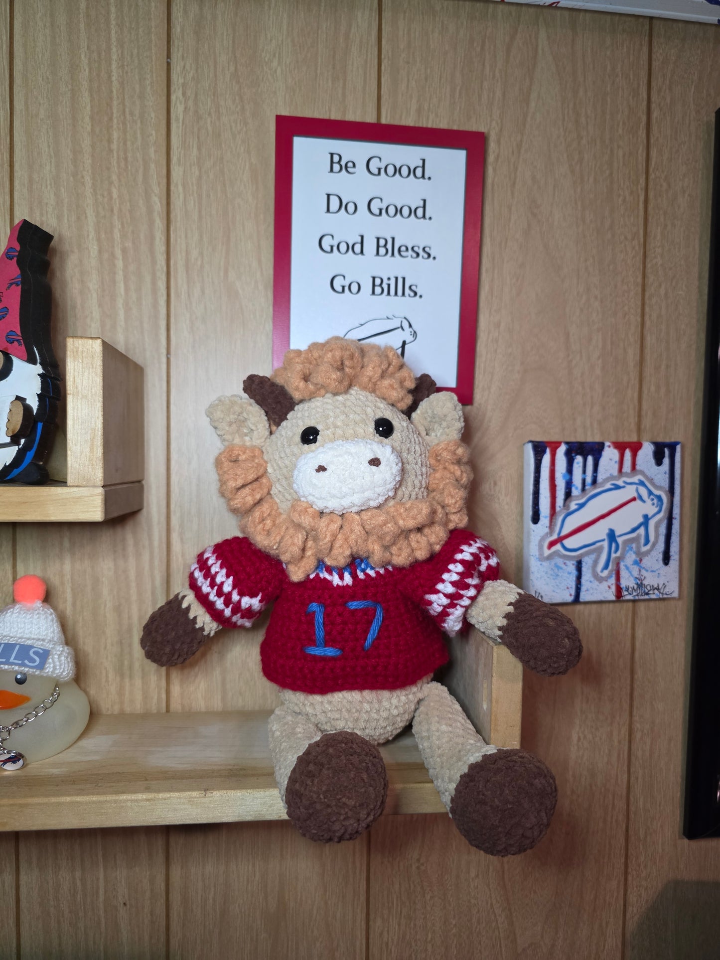 Buffalo Football Plushie w/ Jersey