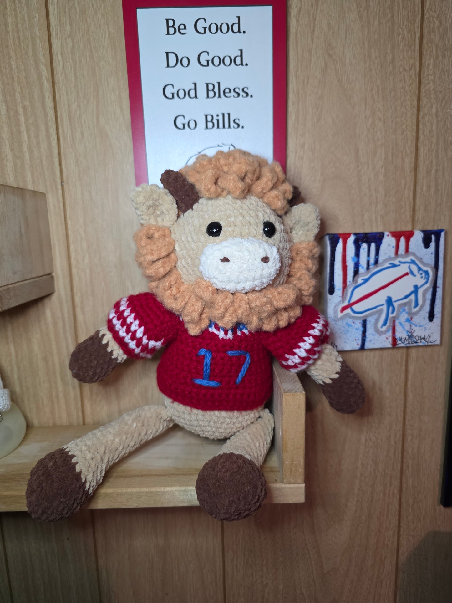 Buffalo Football Plushie w/ Jersey