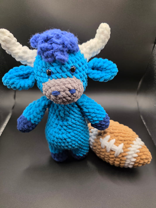 Blue Buffalo w/ football