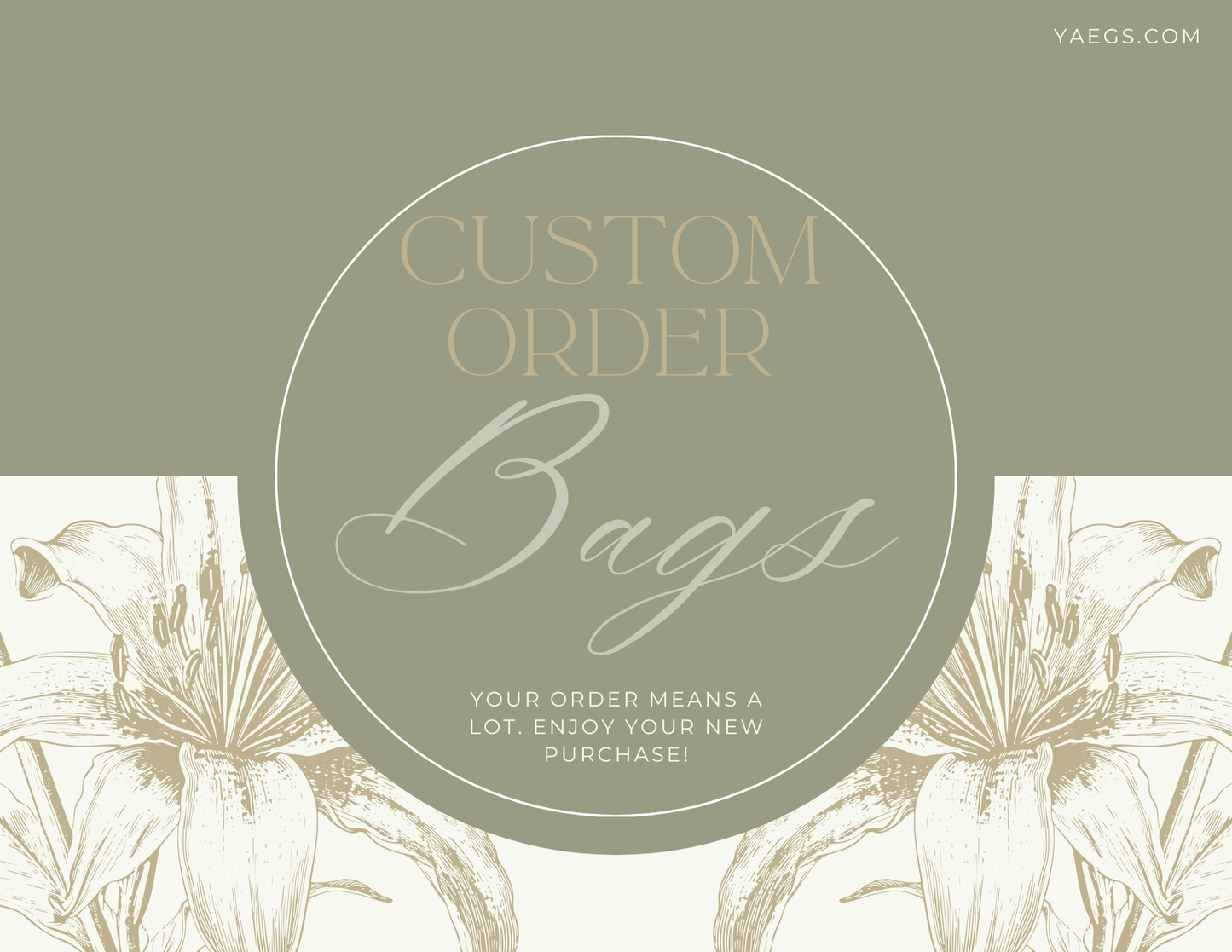 Custom Comfort - Bag