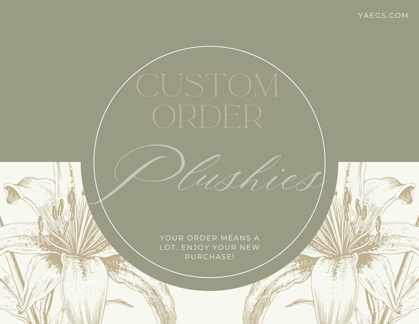 Custom Comfort - Plushies